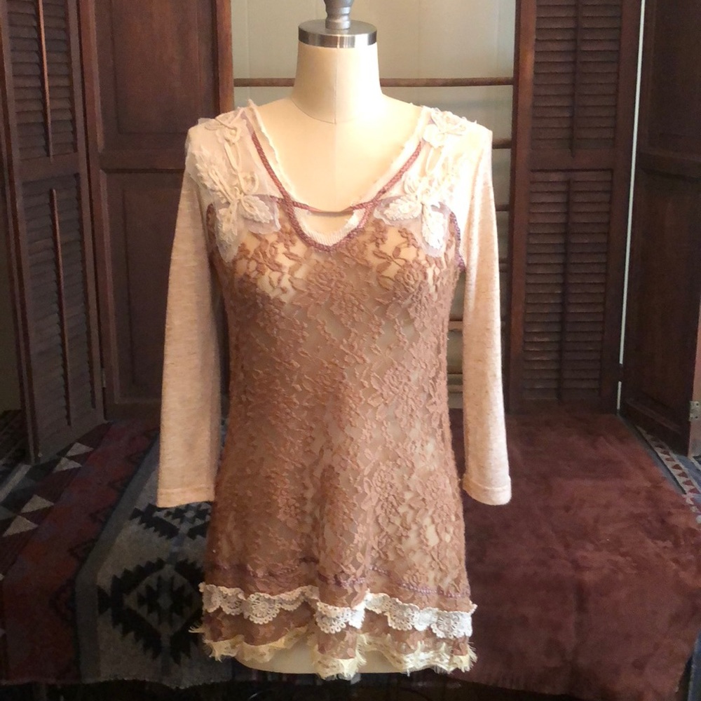 BKE lace top